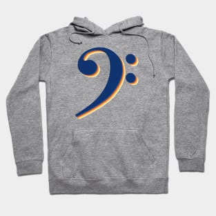 Bass Clef Symbol Hoodie